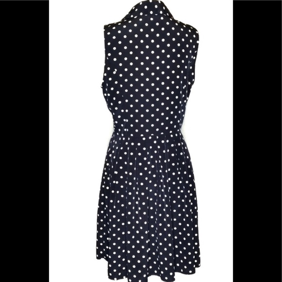 Forever 21 Buttons Up Shirt Dress Polka Dot size S Summer - Picture 3 of 12